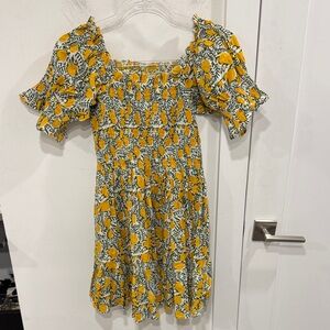 Sunny Floral Puff Sleeve Mini Dress